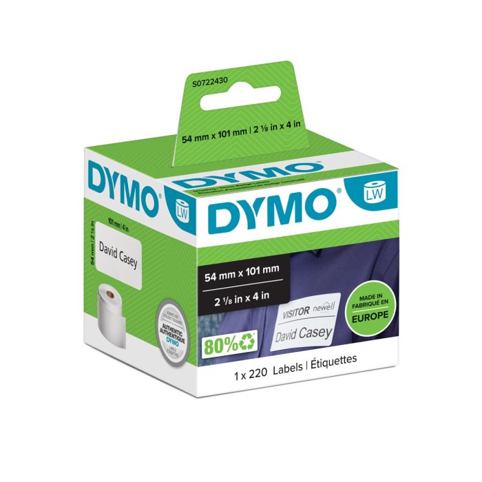 Dymo LabelWriter-tarra 101x54 mm, 1 rulla/pakkaus